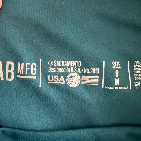 IAB MFG Leggings I am Becoming Activewear Teal Blue - Picture 7 of 16